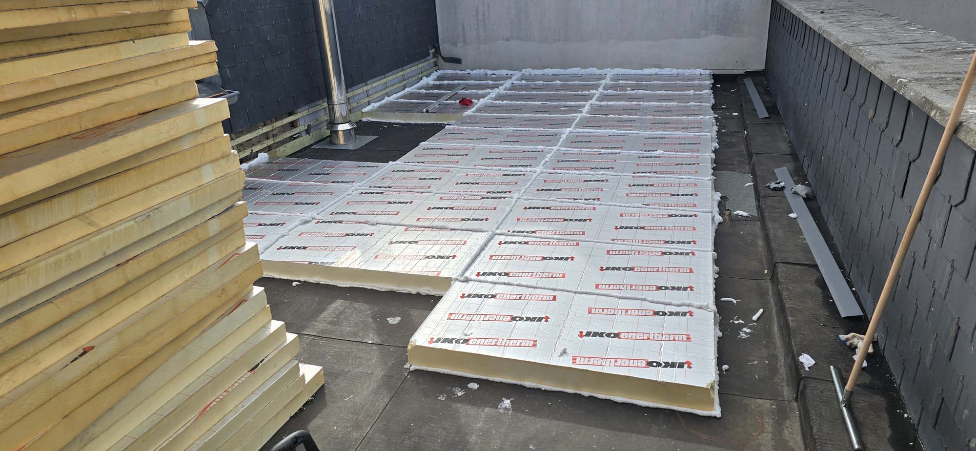 Isolation de toitures